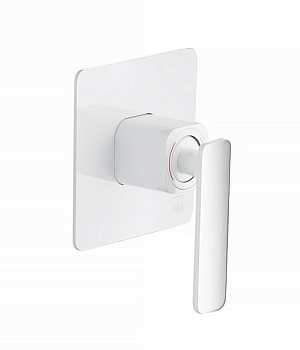 Смеситель встроенный с гигиеническим душем Timo Torne арт.4389/00-16SM хром-белый