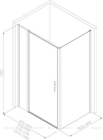 DUSHEVOY_UGOLOK_ALLEN_BRAU_PRIORITY_90X90_KHROM_3_31001_00_3_31016_00_MONTAZHNAYA_SKHEMA_1