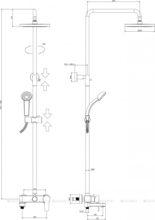 DUSHEVAYA_STOYKA_PAFFONI_BLU_ZCOL632CR_MONTAZHNAYA_SKHEMA_1