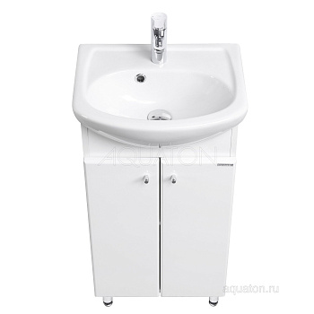 Тумба под раковину Акватон Мира 45 см арт. 1A104401MR010 белый