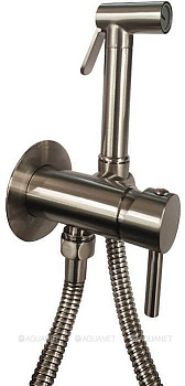 Смеситель с гигиеническим душем Paffoni Tweet Round ZDUP110ST (с внутренней частью)