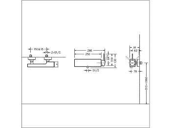 Смеситель для душа Bravat Arc F96061C-01-ENG хром