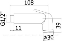GIGIENICHESKIY_DUSH_PAFFONI_MINORCA_ZDUP099CR_MONTAZHNAYA_SKHEMA_1