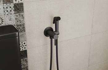 Смеситель с гигиеническим душем Bravat D9151BW-ENG (с внутренней частью)