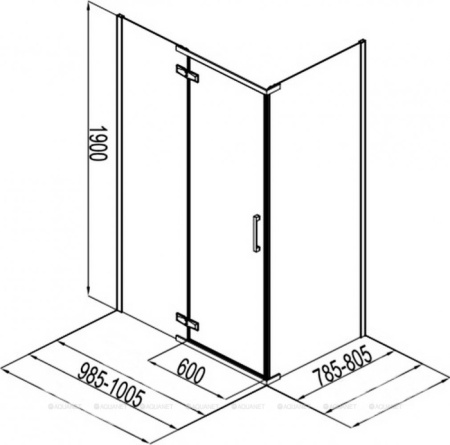 DUSHEVOY_UGOLOK_AQUANET_LOGIC_RC1000_AE32_S_100X80U_CT_1000X800_PROZRACHNOE_STEKLO_MONTAZHNAYA_SKHEMA_1